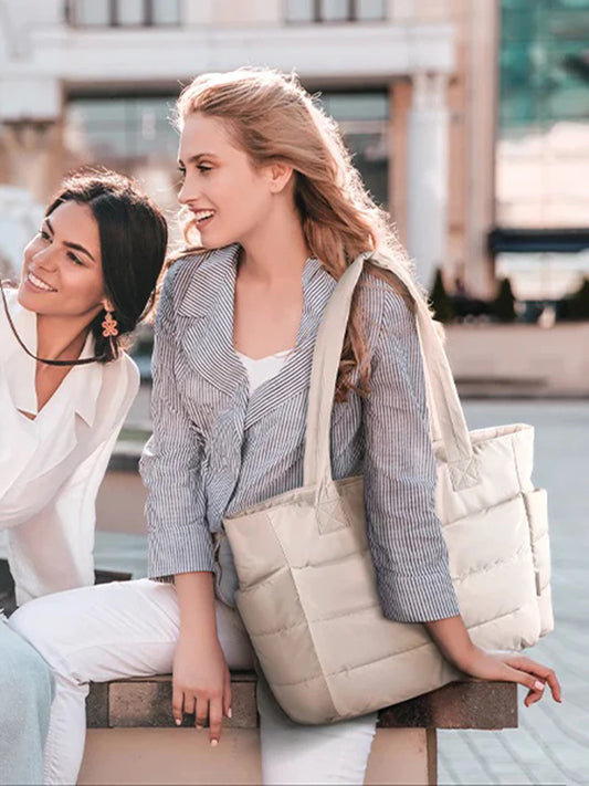 حقيبة يد نسائية متعددة الاستخدامات | Puffy Tote